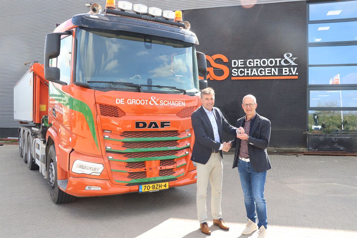 Truckland levert duurzame DAF XF 480 FAW aan De Groot & Schagen